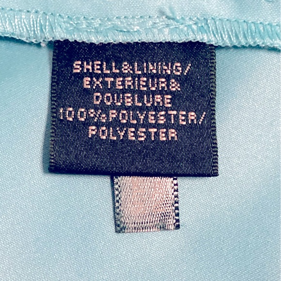 NWT Lauren Ralph Lauren Evening Turquoise Strapless Chiffon A-Line Gown - Sz 8 - Picture 13 of 14